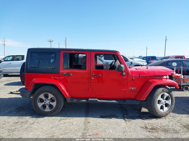 45872095 :رقم المزاد ، 1C4HJWEGXGL183988 vin ، 2016 Jeep Wrangler Unlimited Sahara مزاد بيع