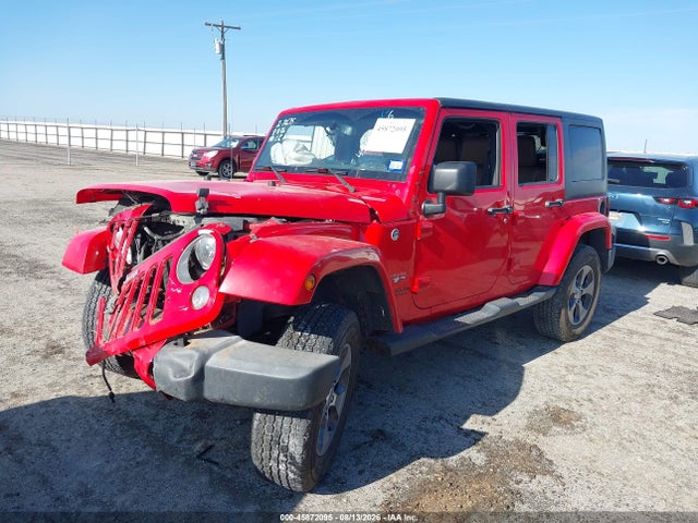 45872095 :رقم المزاد ، 1C4HJWEGXGL183988 vin ، 2016 Jeep Wrangler Unlimited Sahara مزاد بيع