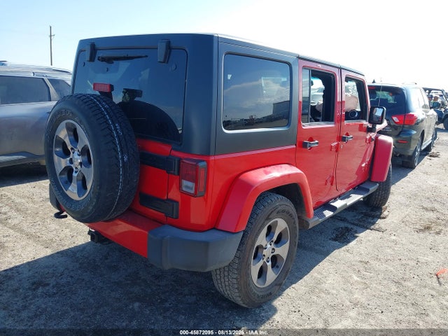 45872095 :رقم المزاد ، 1C4HJWEGXGL183988 vin ، 2016 Jeep Wrangler Unlimited Sahara مزاد بيع