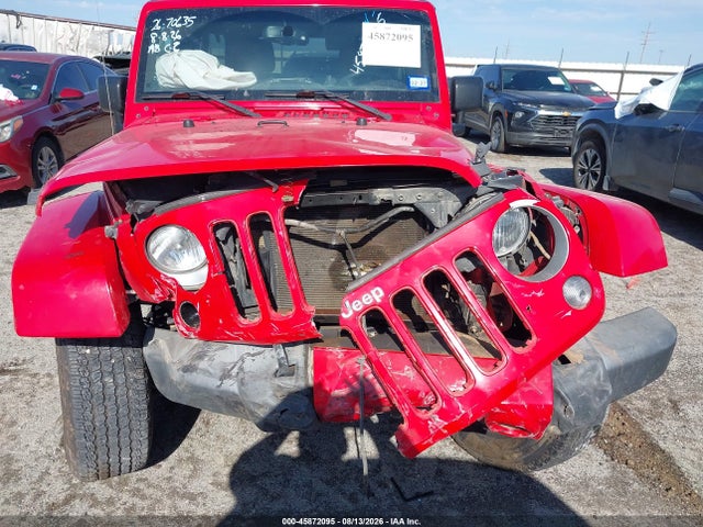 45872095 :رقم المزاد ، 1C4HJWEGXGL183988 vin ، 2016 Jeep Wrangler Unlimited Sahara مزاد بيع