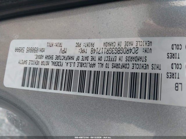 Продаж на аукціоні авто 2016 Dodge Grand Caravan American Value Pkg, vin: 2C4RDGBG3GR117148, номер лоту: 45872104