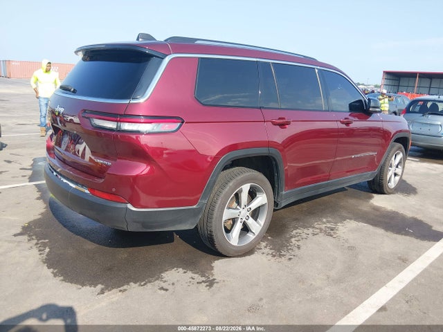 Продажа на аукционе авто 2021 Jeep Grand Cherokee L Limited 4x4, vin: 1C4RJKBG8M8197341, номер лота: 45872273