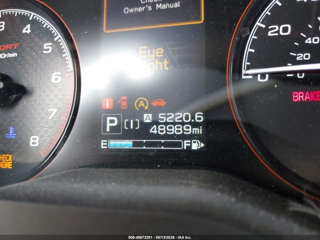 2019 Subaru Forester Sport მანქანა იყიდება აუქციონზე, vin: JF2SKAJC4KH509726, აუქციონის ნომერი: 45872281
