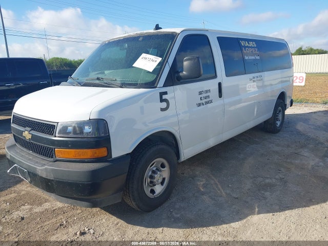 2021 Chevrolet Express Passenger Rwd 3500 Extended Wheelbase Ls მანქანა იყიდება აუქციონზე, vin: 1GAZGNFP9M1237101, აუქციონის ნომერი: 45872369
