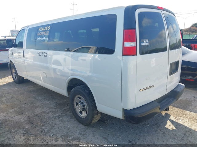 2021 Chevrolet Express Passenger Rwd 3500 Extended Wheelbase Ls მანქანა იყიდება აუქციონზე, vin: 1GAZGNFP9M1237101, აუქციონის ნომერი: 45872369