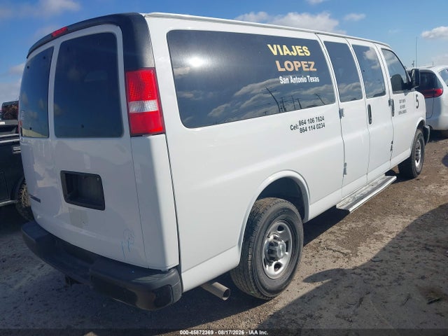 2021 Chevrolet Express Passenger Rwd 3500 Extended Wheelbase Ls მანქანა იყიდება აუქციონზე, vin: 1GAZGNFP9M1237101, აუქციონის ნომერი: 45872369