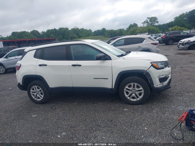 2018 Jeep Compass Sport 4x4 მანქანა იყიდება აუქციონზე, vin: 3C4NJDAB2JT146091, აუქციონის ნომერი: 45872371
