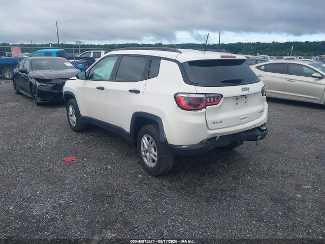 2018 Jeep Compass Sport 4x4 მანქანა იყიდება აუქციონზე, vin: 3C4NJDAB2JT146091, აუქციონის ნომერი: 45872371