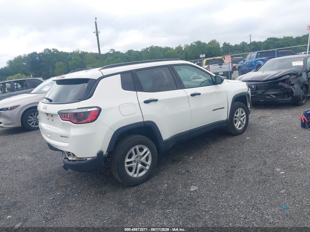 2018 Jeep Compass Sport 4x4 მანქანა იყიდება აუქციონზე, vin: 3C4NJDAB2JT146091, აუქციონის ნომერი: 45872371