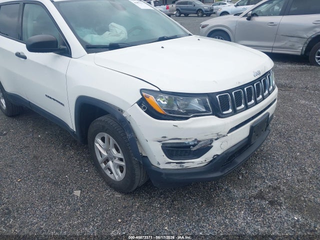 2018 Jeep Compass Sport 4x4 მანქანა იყიდება აუქციონზე, vin: 3C4NJDAB2JT146091, აუქციონის ნომერი: 45872371