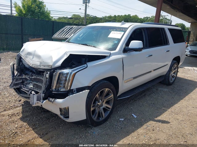 45872390 :رقم المزاد ، 1GYS4HKJ2JR142536 vin ، 2018 Cadillac Escalade Esv Luxury مزاد بيع