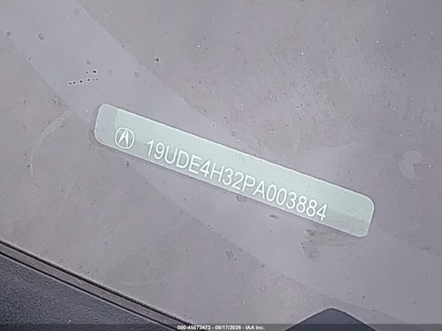 45872473 :رقم المزاد ، 19UDE4H32PA003884 vin ، 2023 Acura Integra A-spec مزاد بيع