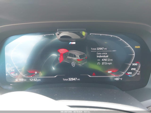 45872494 :رقم المزاد ، 5YMJU0C07M9D80342 vin ، 2021 Bmw X5 M مزاد بيع