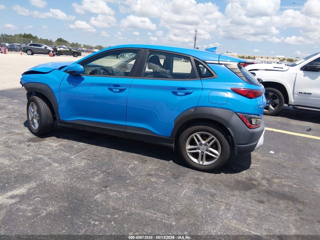 2022 Hyundai Kona Se მანქანა იყიდება აუქციონზე, vin: KM8K22AB9NU867097, აუქციონის ნომერი: 45872530