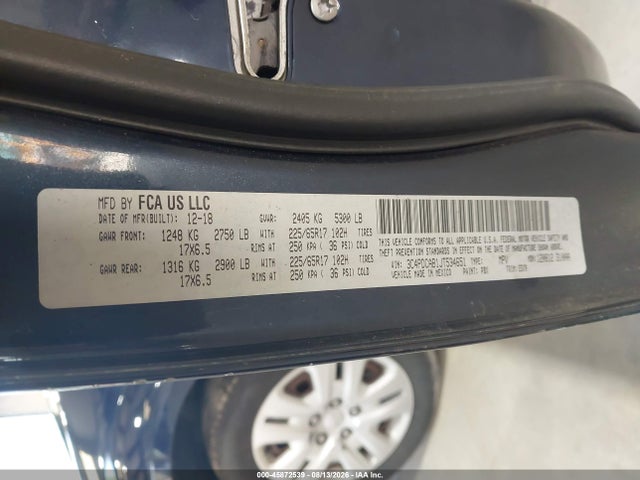 Продаж на аукціоні авто 2018 Dodge Journey Se, vin: 3C4PDCAB1JT534651, номер лоту: 45872539