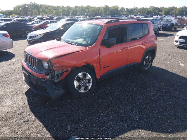 Продаж на аукціоні авто 2016 Jeep Renegade Sport, vin: ZACCJAAT2GPE29296, номер лоту: 45872582