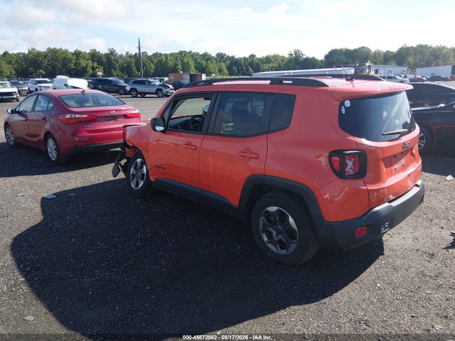 Продаж на аукціоні авто 2016 Jeep Renegade Sport, vin: ZACCJAAT2GPE29296, номер лоту: 45872582