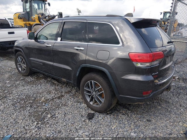 2017 Jeep Grand Cherokee Limited მანქანა იყიდება აუქციონზე, vin: 1C4RJFBG2HC715535, აუქციონის ნომერი: 45872585