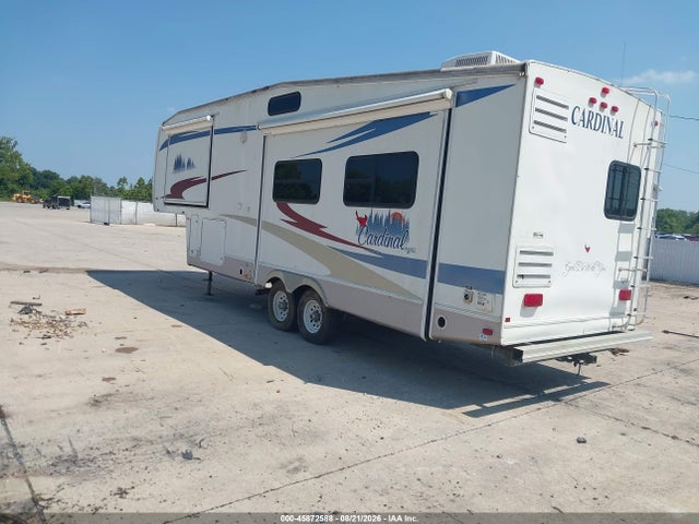 45872588 :رقم المزاد ، 4X41CAE296G088381 vin ، 2006 Forest River Cardinal 5th Whl Travel Trailer مزاد بيع