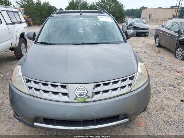 2006 Nissan Murano Sl მანქანა იყიდება აუქციონზე, vin: JN8AZ08W26W507608, აუქციონის ნომერი: 45872735