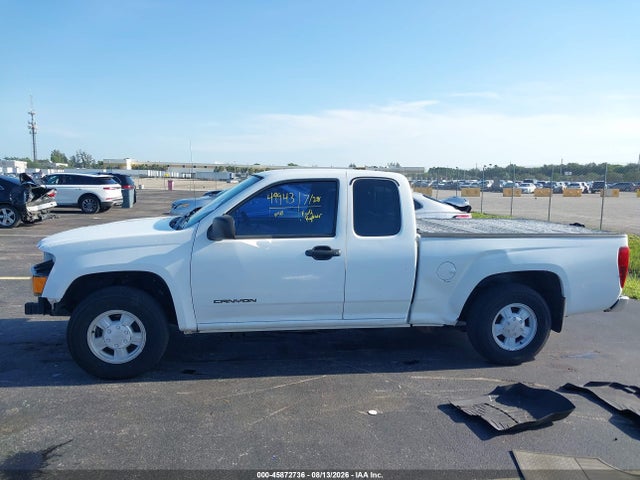45872736 :رقم المزاد ، 1GTCS196248178469 vin ، 2004 Gmc Canyon Sl مزاد بيع