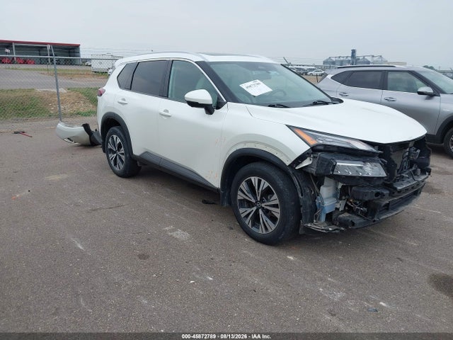 2021 Nissan Rogue Sv Intelligent Awd მანქანა იყიდება აუქციონზე, vin: 5N1AT3BB2MC730987, აუქციონის ნომერი: 45872789