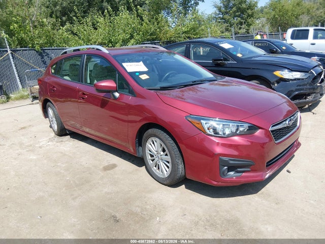 Aukcja sprzedaży 2018 Subaru Impreza 2.0i Premium, vin: 4S3GTAD6XJ3733621, numer aukcji: 45872862