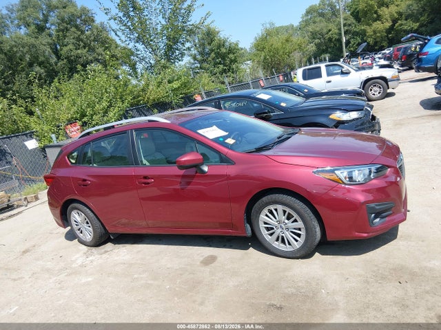Продажа на аукционе авто 2018 Subaru Impreza 2.0i Premium, vin: 4S3GTAD6XJ3733621, номер лота: 45872862