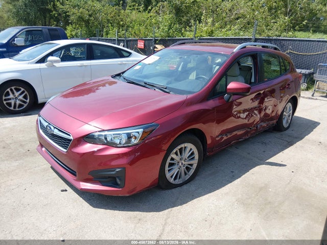 Продажа на аукционе авто 2018 Subaru Impreza 2.0i Premium, vin: 4S3GTAD6XJ3733621, номер лота: 45872862