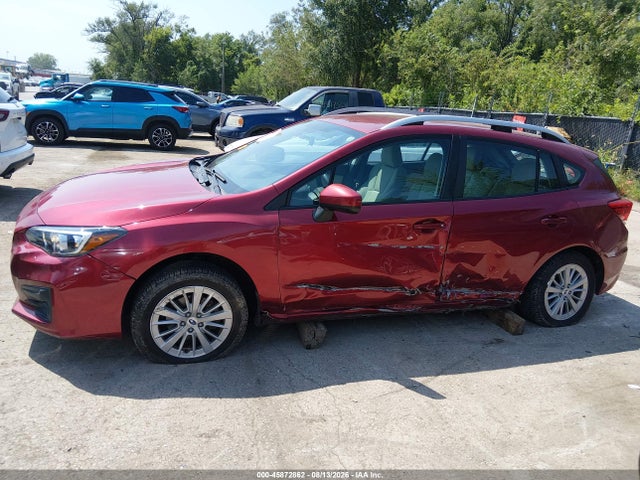 Продажа на аукционе авто 2018 Subaru Impreza 2.0i Premium, vin: 4S3GTAD6XJ3733621, номер лота: 45872862