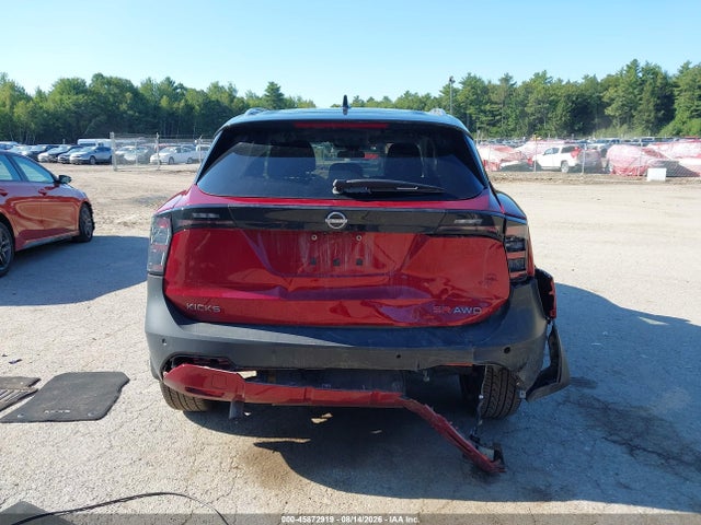 Продажа на аукционе авто 2025 Nissan Kicks Sr Intelligent Awd, vin: 3N8AP6DB6SL312283, номер лота: 45872919