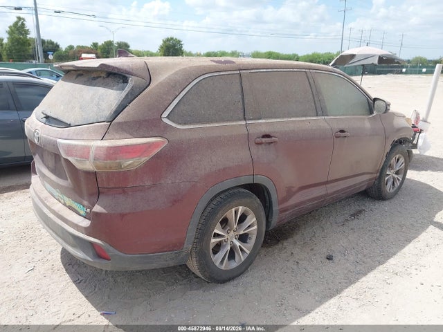 Toyota Highlander Le Plus V6 2015 5TDZKRFHXFS044130 Image 4