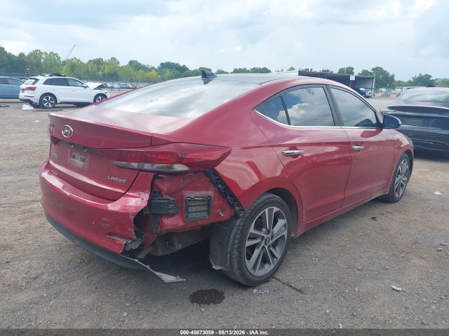 2017 Hyundai Elantra Limited მანქანა იყიდება აუქციონზე, vin: 5NPD84LF4HH042736, აუქციონის ნომერი: 45873059