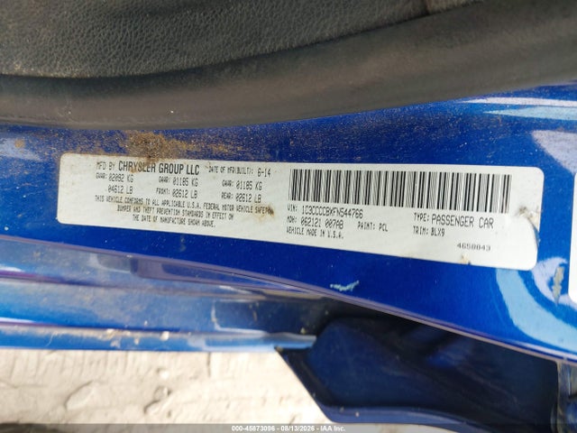 Aukcja sprzedaży 2015 Chrysler 200 C, vin: 1C3CCCCBXFN544766, numer aukcji: 45873096