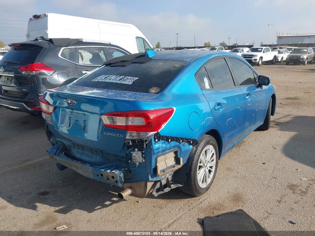 2018 Subaru Impreza 2.0i Premium მანქანა იყიდება აუქციონზე, vin: 4S3GKAD62J3621429, აუქციონის ნომერი: 45873103