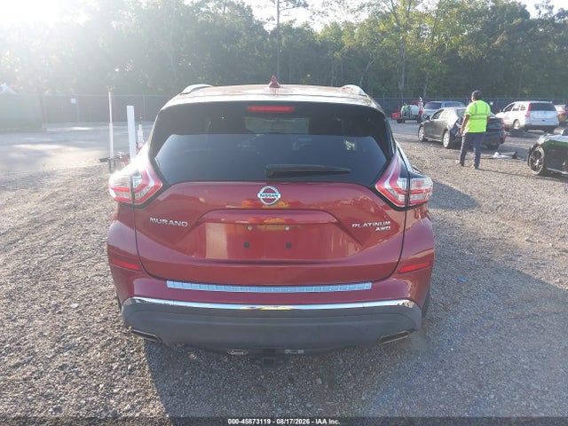 Продаж на аукціоні авто 2017 Nissan Murano Platinum, vin: 5N1AZ2MHXHN145434, номер лоту: 45873119