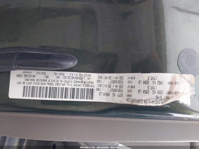 2006 Jeep Grand Cherokee Laredo მანქანა იყიდება აუქციონზე, vin: 1J4GR48K46C321431, აუქციონის ნომერი: 45873130