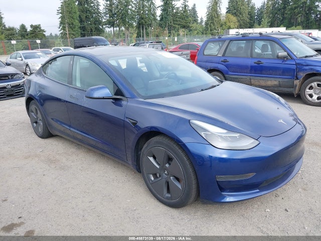 45873139 :رقم المزاد ، 5YJ3E1EA1MF091616 vin ، 2021 Tesla Model 3 Standard Range Plus Rear-wheel Drive مزاد بيع