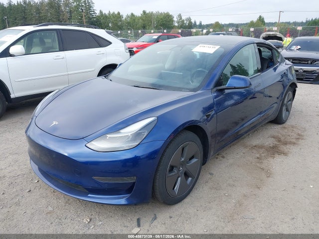 Продажа на аукционе авто 2021 Tesla Model 3 Standard Range Plus Rear-wheel Drive, vin: 5YJ3E1EA1MF091616, номер лота: 45873139