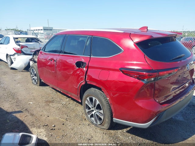 2022 Toyota Highlander Hybrid Xle მანქანა იყიდება აუქციონზე, vin: 5TDHBRCH1NS545373, აუქციონის ნომერი: 45873149