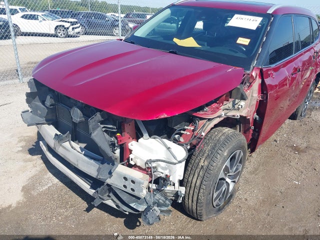 2022 Toyota Highlander Hybrid Xle მანქანა იყიდება აუქციონზე, vin: 5TDHBRCH1NS545373, აუქციონის ნომერი: 45873149