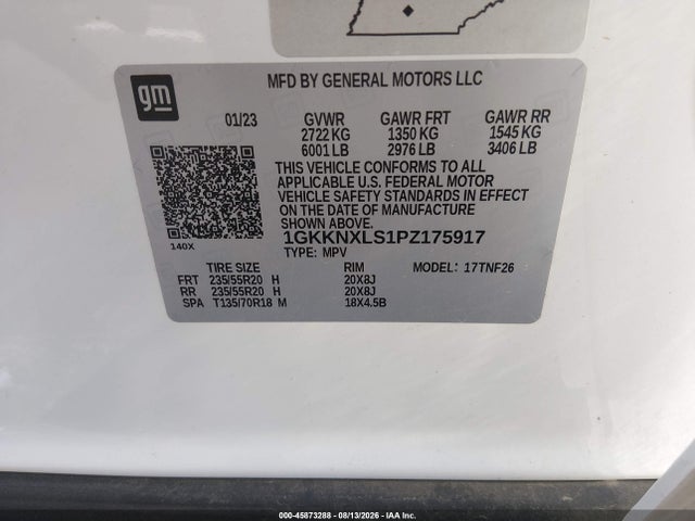 GMC Acadia Awd Denali 2023 1GKKNXLS1PZ175917 Image 9