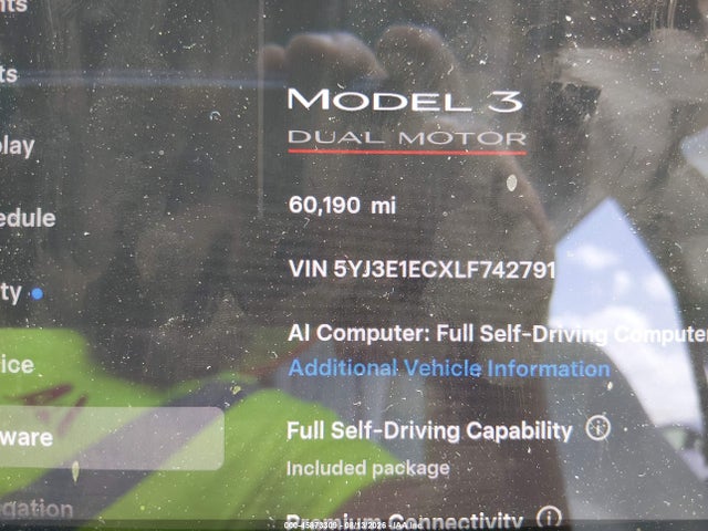 Tesla Model 3 Performance Dual Motor All-wheel Drive 2020 5YJ3E1ECXLF742791 Image 15