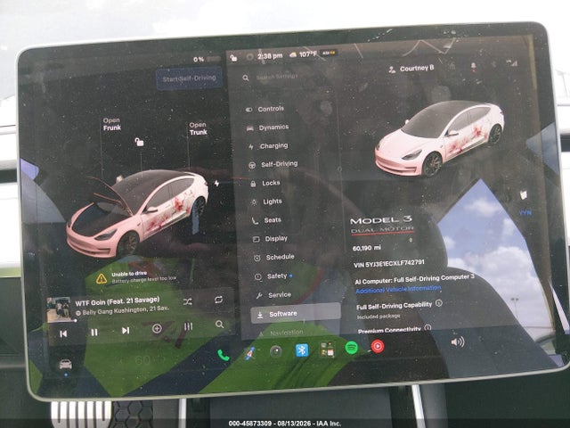 Tesla Model 3 Performance Dual Motor All-wheel Drive 2020 5YJ3E1ECXLF742791 Image 7