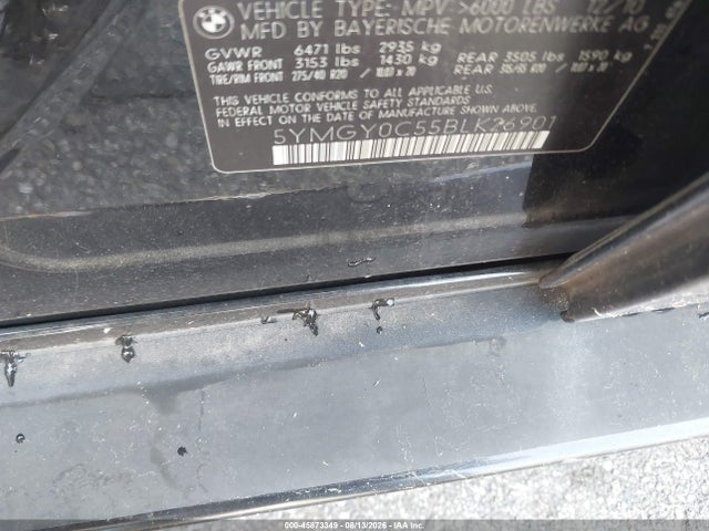 Продажа на аукционе авто 2011 Bmw X5 M, vin: 5YMGY0C55BLK26901, номер лота: 45873349