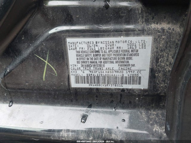 Aukcja sprzedaży 2024 Nissan Sentra Sv Xtronic Cvt, vin: 3N1AB8CV1RY378516, numer aukcji: 45873442