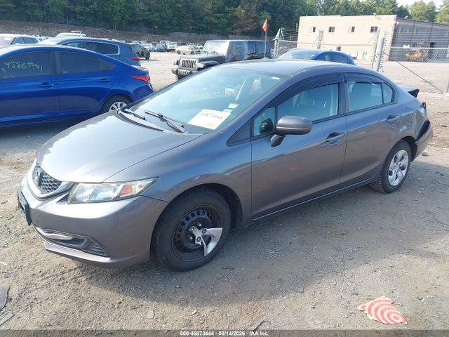 Honda Civic Lx 2014 2HGFB2F55EH546784 Image 2