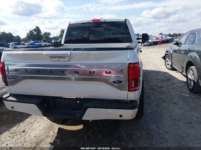 2016 Ford F-150 Platinum მანქანა იყიდება აუქციონზე, vin: 1FTEW1EG5GFA52778, აუქციონის ნომერი: 45873447