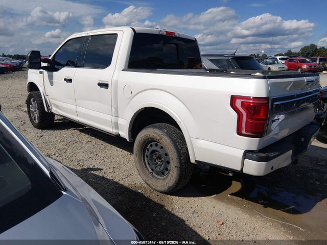 2016 Ford F-150 Platinum მანქანა იყიდება აუქციონზე, vin: 1FTEW1EG5GFA52778, აუქციონის ნომერი: 45873447