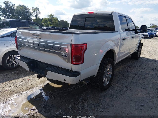 2016 Ford F-150 Platinum მანქანა იყიდება აუქციონზე, vin: 1FTEW1EG5GFA52778, აუქციონის ნომერი: 45873447